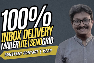 be your mailerlite, sendgrid, constant contact, keap  expert