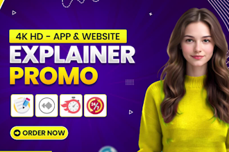 produce engaging website and app explainer or promo video