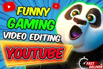 do funny gaming video editing for youtube