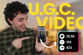create pro ugc video content for tiktok, reels, youtube