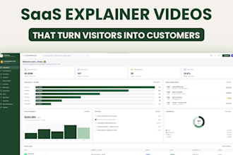 create saas explainer video, software demo, animated app video