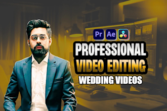do wedding video editing professionally