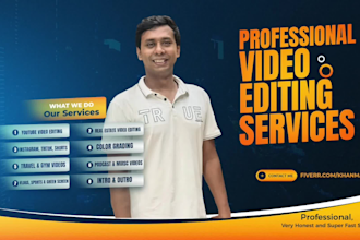 do professional video editing