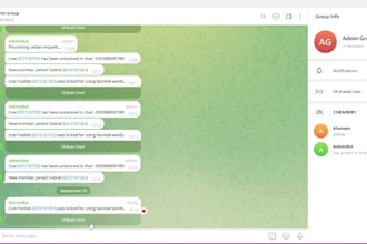 develop a powerful telegram bot to moderate your group