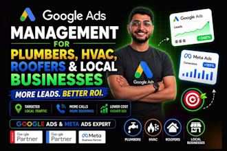do google ads PPC campaigns for plumbers hvac roofers and local service business
