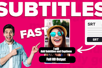 create subtitles and captions