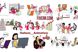 create whiteboard animation or 2d explainer video for you