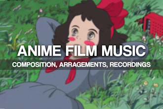compose orchestral anime film music for you