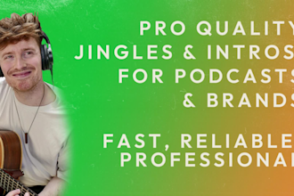 produce and write a professional quality intro or jingle