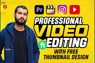 do youtube video editing with thumbnails and captions