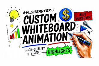 a professional whiteboard animation explainer video for business and marketing
