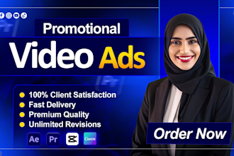 create promotional video ads or short video ads for marketing commercial