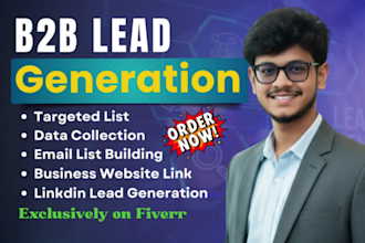 do b2b lead generation data collection email list building