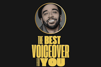 be your american male voice over artist