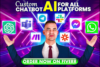 develop ai chatbot for ai website, whatsapp, ai saas or mobile app