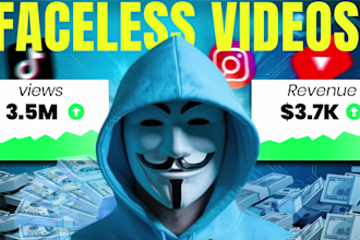 create faceless youtube channel and faceless video