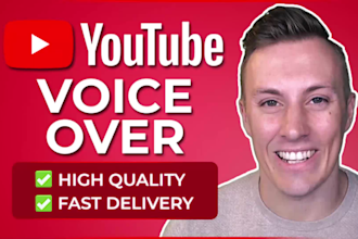 record a british english voice over for youtube