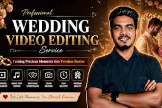 edit cinematic wedding video editing and emotional wedding films