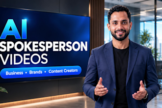 create realistic ai spokesperson videos, talking avatars and virtual pres