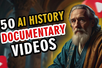 create ai history documentary videos for youtube videos, shorts