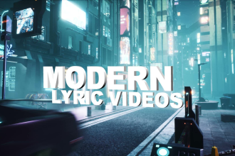 create a professional music lyric video