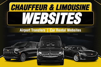 design limousine, chauffeur and taxi booking website
