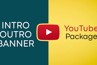 make a youtube intro, outro and logo animation