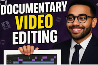 do engaging documentary video, trending faceless video for youtube channel
