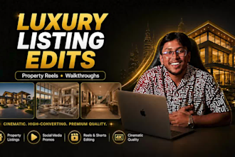 edit real estate listing videos, property reels and walkthroughs