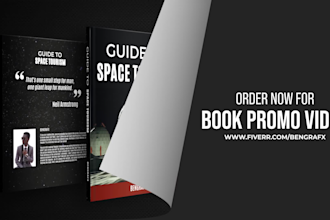 create a professional book trailer for amazon KDP authors