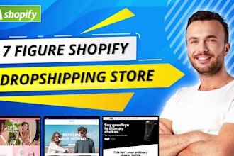 create shopify dropshipping store shopify website and single product store