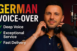 record a powerful german voice over