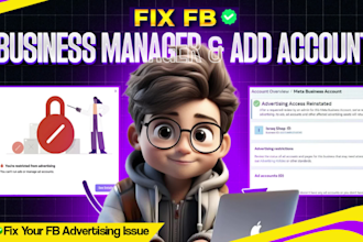fix and create facebook business manager with profile or immortal bm within 1hr