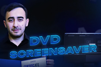 professionally animate your logo like dvd screensaver