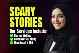 create viral horror stories and scary videos for youtube