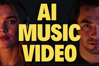 produce a 4k professional ai music video for your song