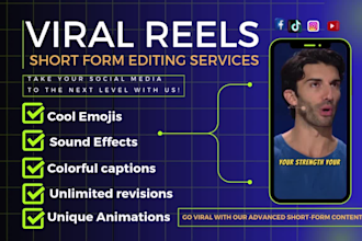 woho level speaker reel editor sizzle demo reel, and  instagram reels