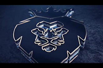do animated logo intro video