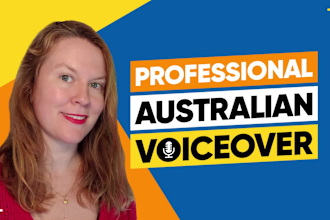 record a pro female australian voice over