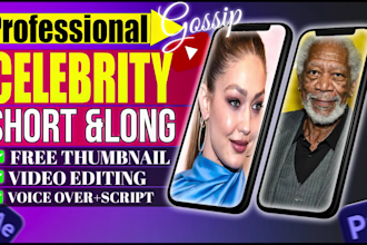 creat celebrity gossip viral videos and news just like these