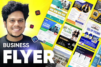 design flyer, brochure for your business, event, product marketing