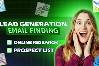 do b2b lead generation, contact email list, target leads, prospect list and more