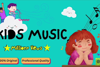 write, sing produce kids music, nursery rhymes