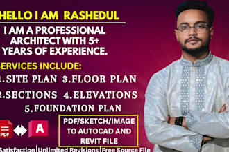 draw 2d floor plan and architectural work in autocad