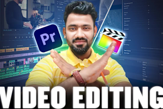 do youtube video editing with current trendy editing style