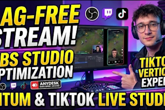 setup obs  for streaming on twitch, tiktok and youtube