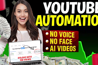 be your faceless youtube ai video creator for cash cow faceless channel