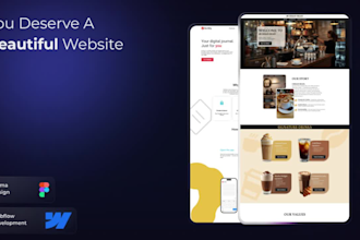 design a modern local business website in webflow