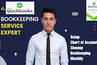 quickbooks online bookkeeping cleanup and financial reports