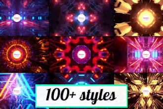make lyric visualizer for your edm